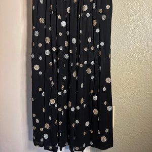 EUC Medium Gold and Silver Glitter Skirt